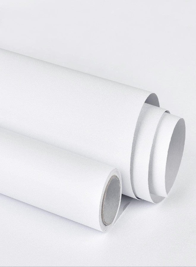 صن بيرد ورق لاصق ذاتي غير لامع من صن بيرد، ورق جدران قابل للإزالة، ورق جدران سميك مقاوم للماء، مناسب لأسطح المطبخ والخزائن وخزانة الملابس (أبيض غير لامع، 2 قدم × 4 قدم) - Image 1